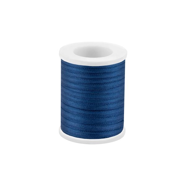 Лента (тесьма) шелковая 2.0 мм / 45.5±0.5 метров, №266 т.синий, Gamma SR-2