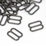 Рамки-регуляторы для купальника металл 16.0 мм, 816C.SW цв.черный никель, уп.100 шт