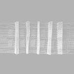 Лента (тесьма) шторная: сборка параллельная (1:2.5) 60 мм / 100 метров