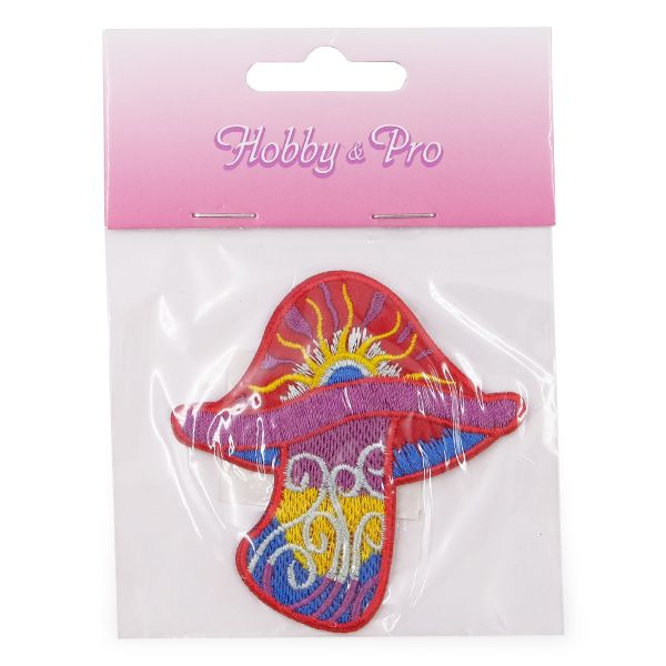 Термоаппликация Гриб, 7.2х7.2см, Hobby&Pro