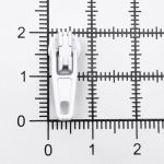 Слайдер (замок) для молнии спираль Т3 (3 мм), автомат, белый, 100 шт, 901C-020A