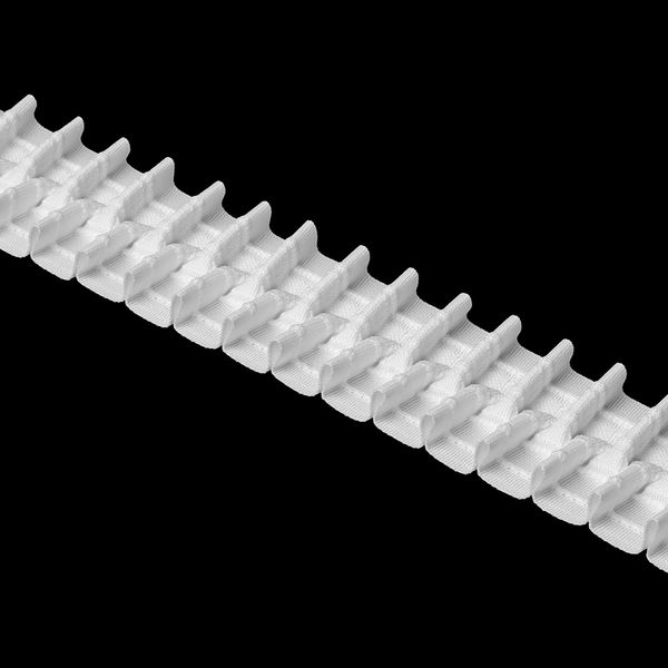 Лента (тесьма) шторная: сборка буфы (1:2) 60 мм / 50 метров, белый, OZ-IS 2705