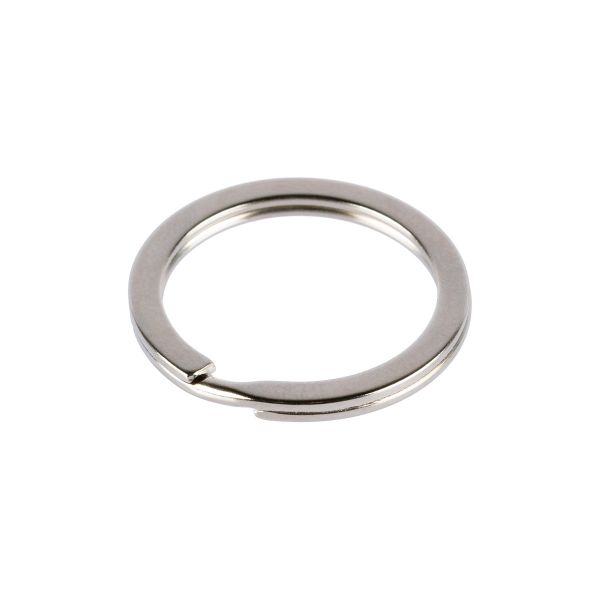 Кольцо для ключей и брелоков ⌀20 мм, металл, 04 никель, Gamma GH 108/20, 20 шт