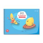 Альбом для рисования с пластик. обложкой 180 мкм, цветной титул лист 100 г/м², A4 29х20.5 см, 40 л. на гребне 5 шт, 01544 Ты и я - лучшие друзья, Светоч А207