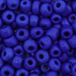 Бисер Astra&Craft 6/0 (4.1 мм), 150 г (10х15 г), цв. 48 синий/непрозрачны