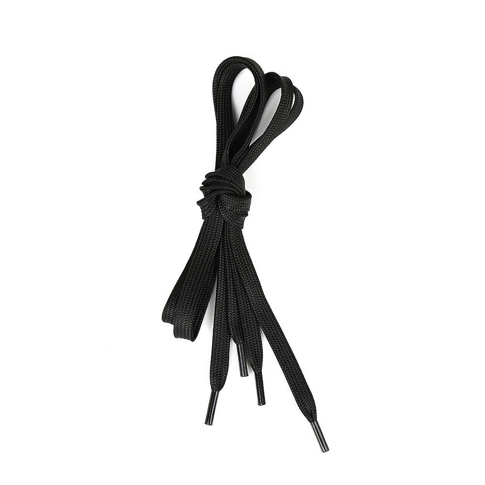 Шнурки плоские полиэфир 08 мм, цв.черный арт.П.ТК.8 120см уп.50шт