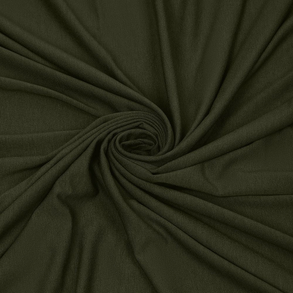 Вискоза трикотажная 240 г/м², 180 см / 1 метр, TBY.023709, хаки