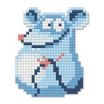 Алмазная (кристальная) мозаика Фрея, магнит Мышонок, 6,5х8 см