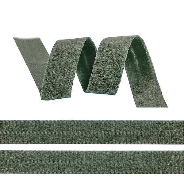 Резинка бельевая (окантовочная) матовая 20.0 мм / 50 метров, ROM.20567S S567 хаки