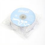 Лента репсовая (в рубчик) 38.0 мм, 029 белый, уп. 27,4м