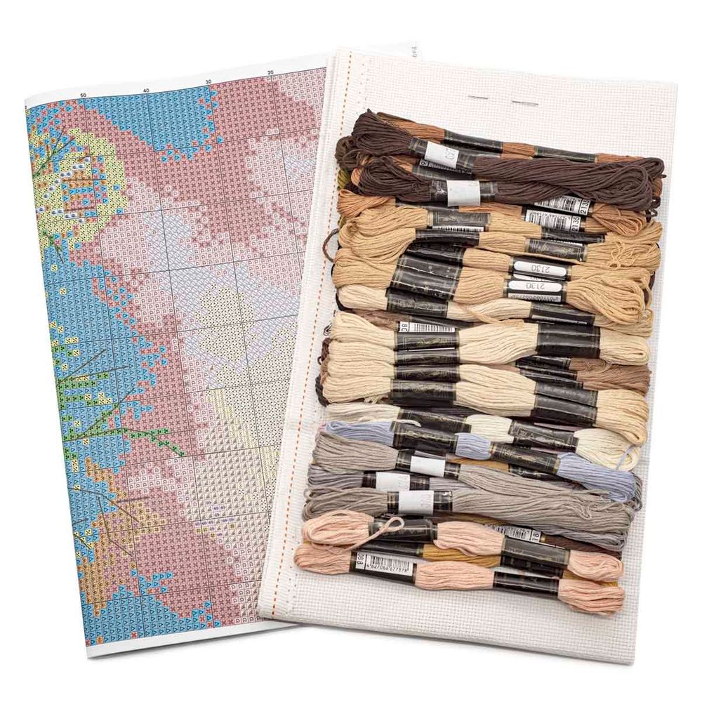 Набор для вышивания нитками Hobby&Pro, Хозяин саванны, 38х48 см