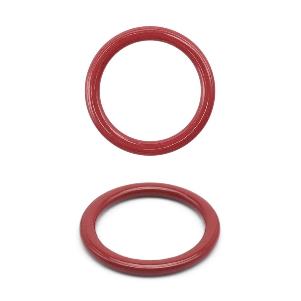 Кольца для бюстгальтера металл 9,5 мм, 20 шт, C520 темно-красный, ГВ800