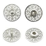 Кнопка пришивная металл ⌀23.0 мм, металл, S, уп.10 шт