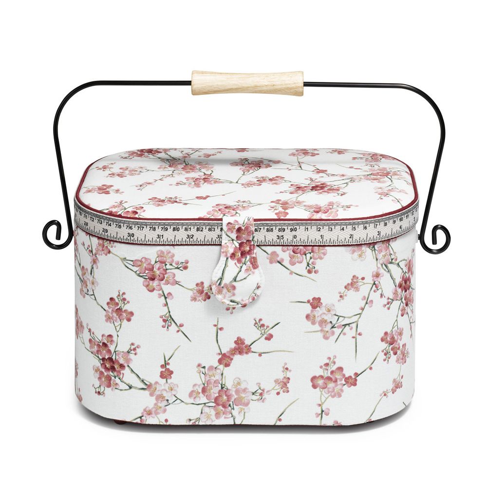 Корзина для рукоделия Prym Nostalgia овальная, 26x26x19 см