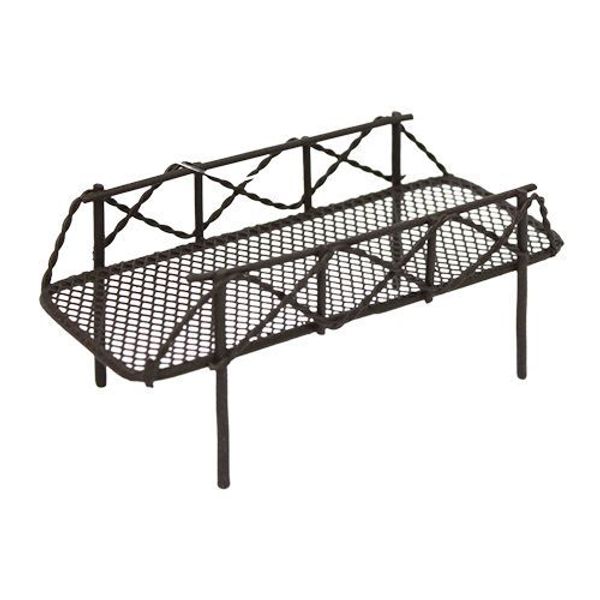 Миниатюра кукольная: Металлический мини мост, корич. 10х4х4,5см, Астра