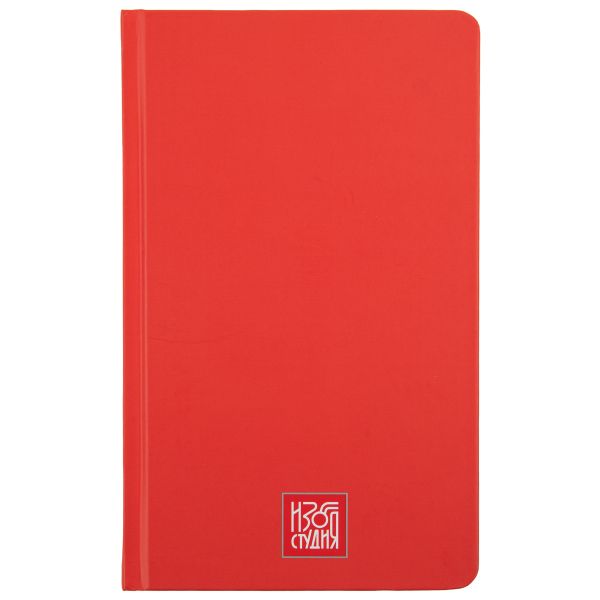 Скетчбук 120 г/м², 120 г/м², 21х13 см, сшивка 80 л, 01 красный, Аква-колор IZO-BK-1321