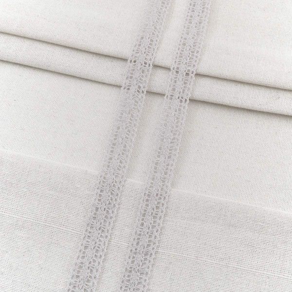 Тесьма отделочная 15 мм / 20 метров, 1621 хлопок, вязаная, цв. с. серый, 29397