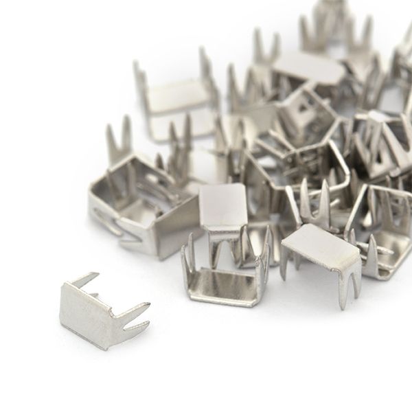 Ограничитель нижний для молний №5 арт.ММ1 цв.никель уп.500 шт