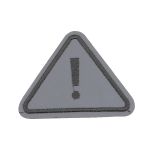 Термоаппликация светоотражающая Внимание, 69х52 мм, LA422, 3 шт