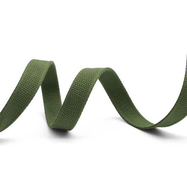 Стропа (ременная лента) 20 мм / 25 метров, толщ. 1.5 мм, [20 г/пог.м], 52% х/б, 26% п/э, 23% п/п, хаки, 4120