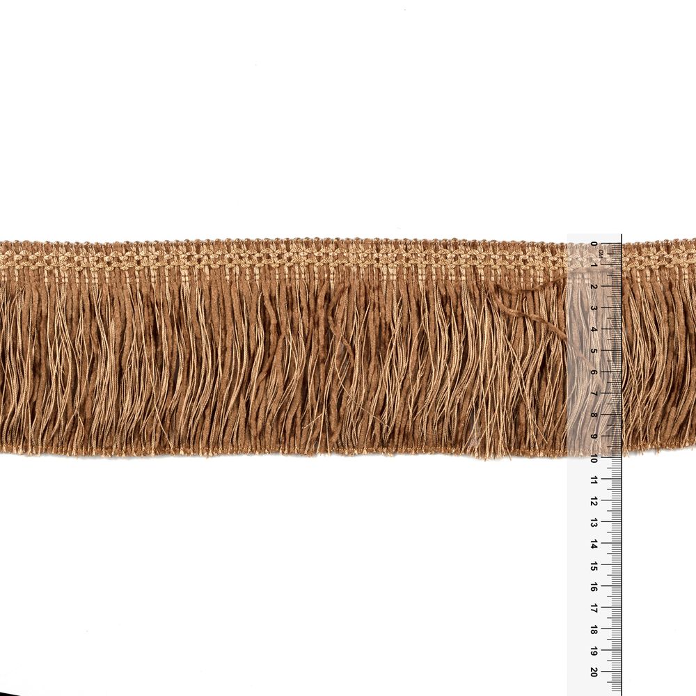 Бахрома отделочная широкая 100.0 мм / 25 метров, 107 серо-бежевый, Gamma 2010