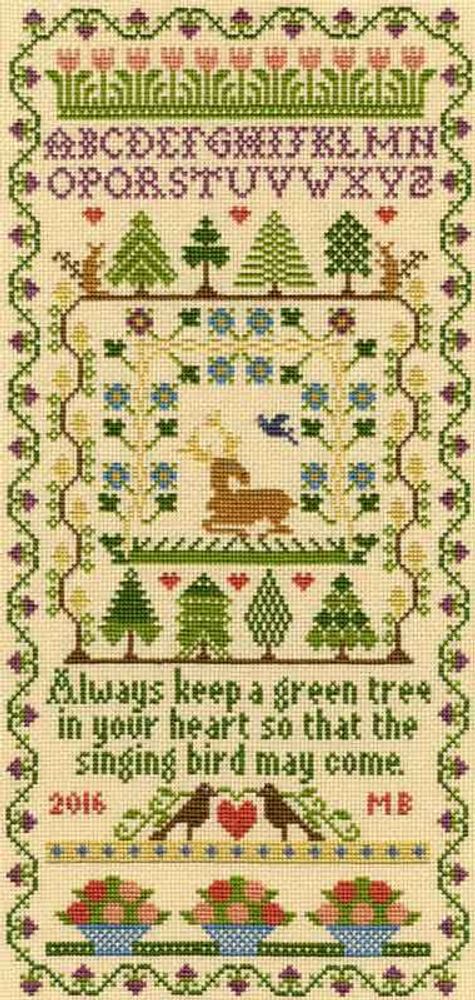 Bothy Threads, Green Tree (Зеленое дерево), 18х36 см