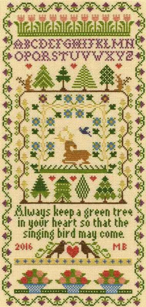 Bothy Threads, Green Tree (Зеленое дерево), 18х36 см /TOS/