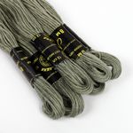 Мулине ПНК им.Кирова цв.6706 оливковый, 24 мотка по 8 метров