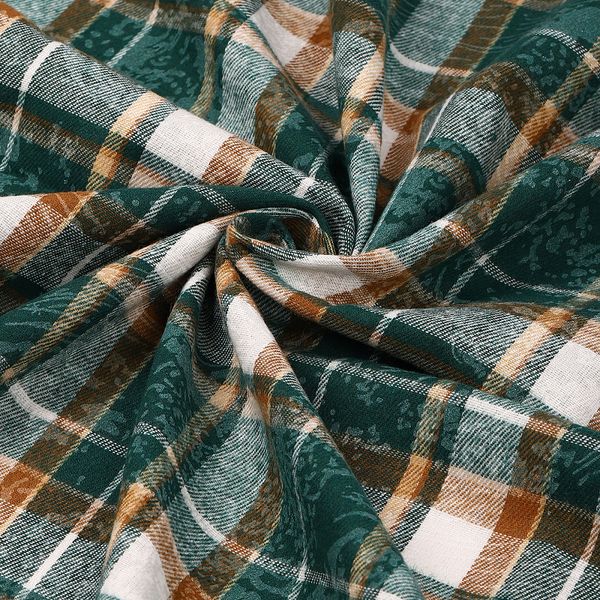 Фланель рубашечная вареная 150 г/м², 150 см / 25 метров, TBY.Fl.T497 зеленый