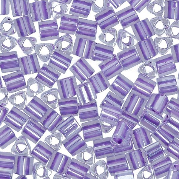 Бисер Toho 11/0 Triangle 3 (2.2 мм), 25 г (5х5 г), 0922 св.фиолетовый