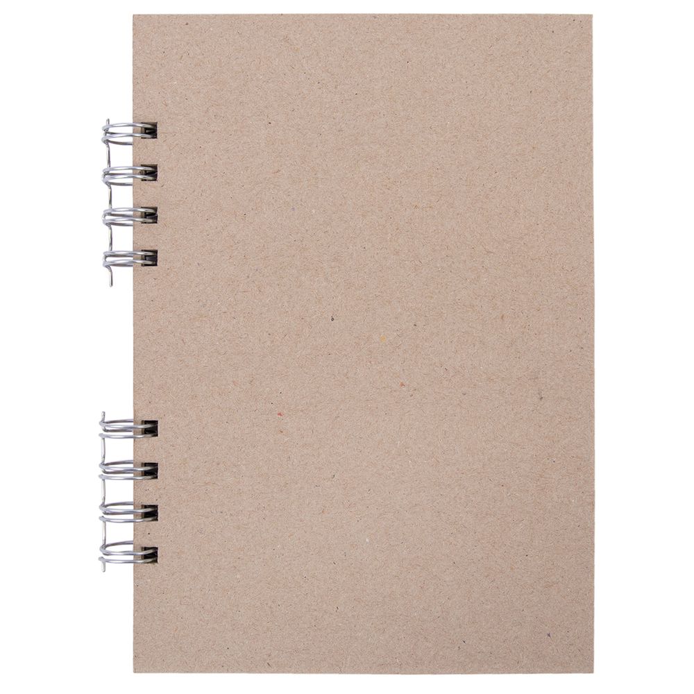 Заготовка для альбома (на пружинке) 1250 г/м², A5 19.8х14 см, 6 л, 01 Серебристая пружина, Mr.Painter ZKL-06