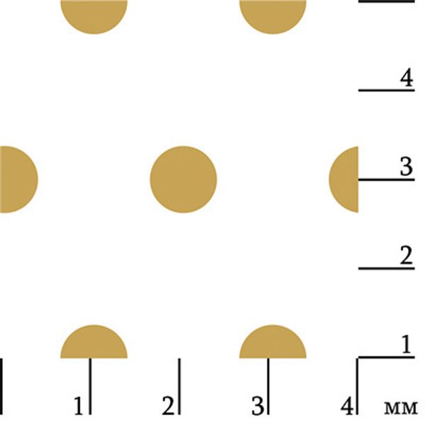 Ткань для пэчворка Peppy Бабушкин сундучок, рулон 112 см / 5 метров, БС-06 мл.горох бл.зеленый, Peppy