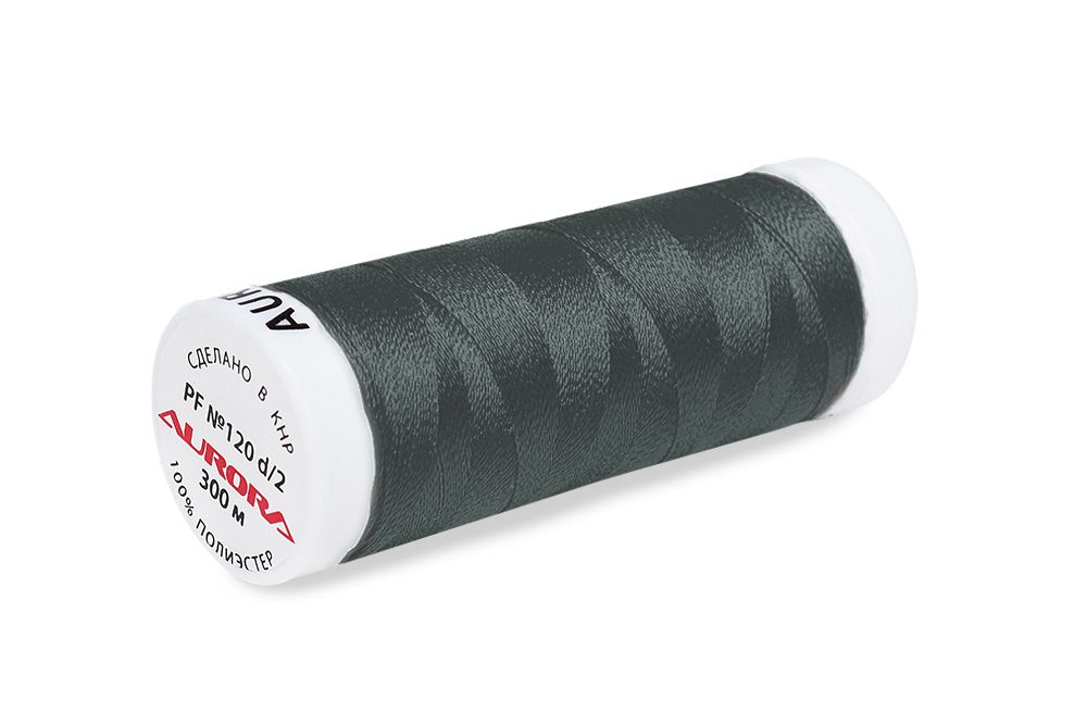 Нитки для креативных работ Aurora №120, 300 м, цв. PF488, 5 катушек