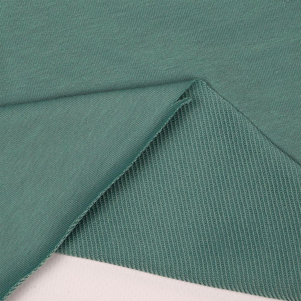 Футер 2-нитка петля поликоттон стрейч 220 г/м², 160 см / 3 метра, ФУТ2Х.TBY.ХЛ-ПЭ.S004.3, цв.S004 полынь