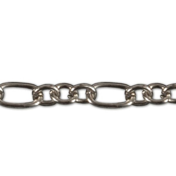 Цепочка декоративная 2х3, 5.8х3 мм, 2.5 м, металл под бронзу, Micron MI-22