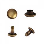 Хольнитены двухсторонние сталь 7х7 мм, №33, TBY.5207 цв. антик уп. 1000 шт, TBY