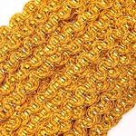 Тесьма отделочная 10 мм / 13.71 метров, TBY 918 цв.золото