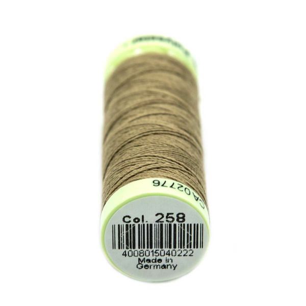 Нитки отделочные Gutermann Top Stitch, 30м, 258 умеренно-болотный, 5 катушек