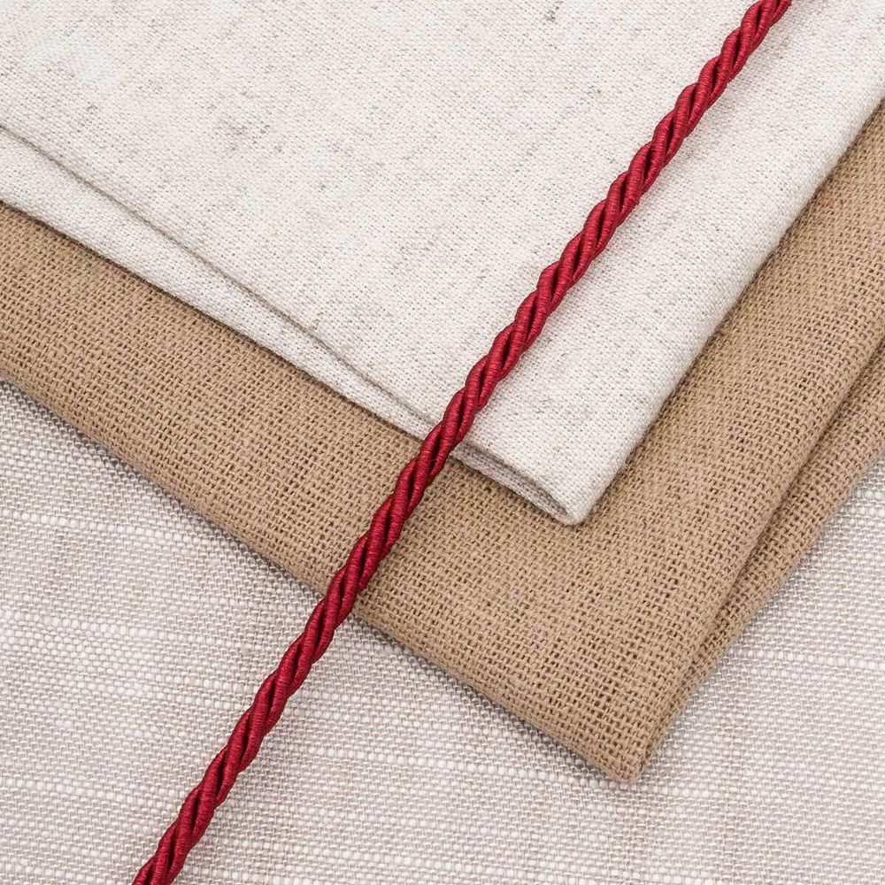 Шнур витой 3мм / 18,29м, 174 винный, 1AS-169