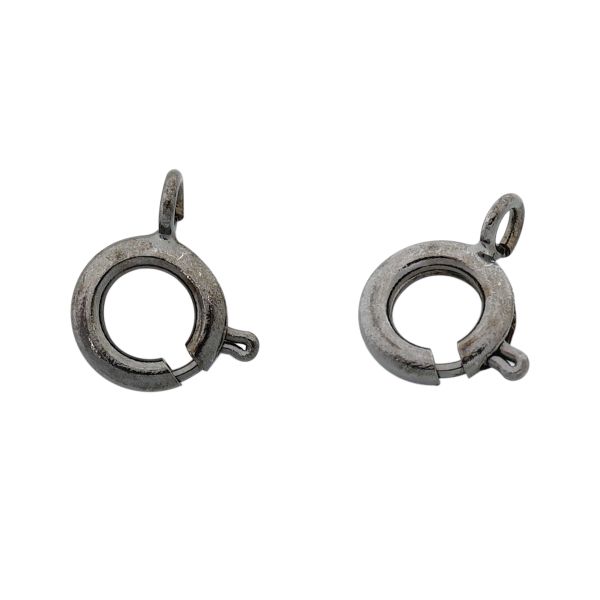 Замок для бус кольцо 9мм, 5 штук, Astra&Craft (Черный никель), 4AR240