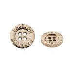 Пуговицы 4 прокола 28L (18мм), (Gold (золотой)), 36 шт