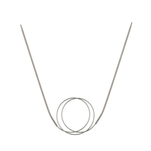 Спицы круговые металл ⌀2,0 мм, 60 см, с металлической леской, Gamma MKF