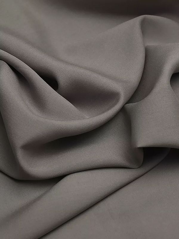 Штапель 110 г/м², 145 см / 2 метра, TBY-Vi-30-27.2, цв.27 серый