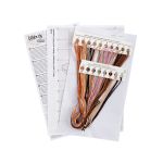 Набор для вышивания нитками Klart, Мать и дитя. Леопарды, 17.5х19.5 см