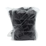 Кнопки пластиковые на тесьме (кн. ⌀8мм, тесьма 18мм, шаг 17 мм по, 3 шт, шаг 30 мм), цв. черный, 10 м