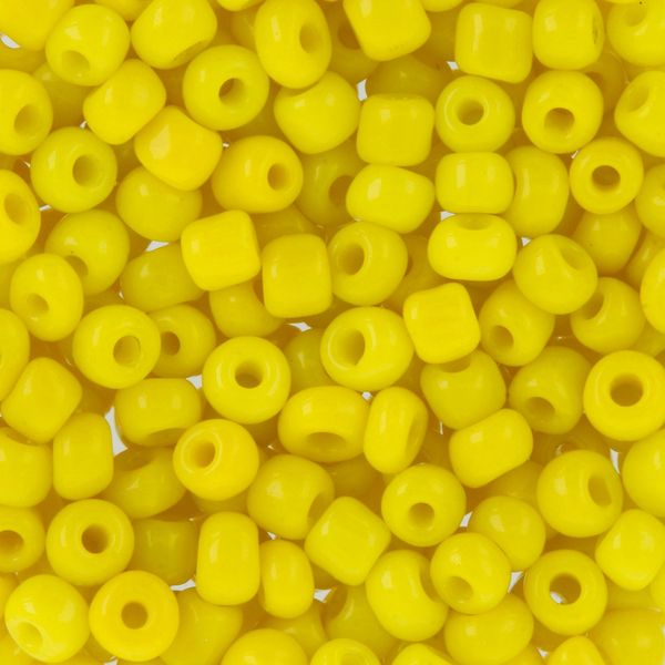 Бисер Zlatka 8/0 (2.9 мм), 100 г (10х10 г), №0042 желтый, GR