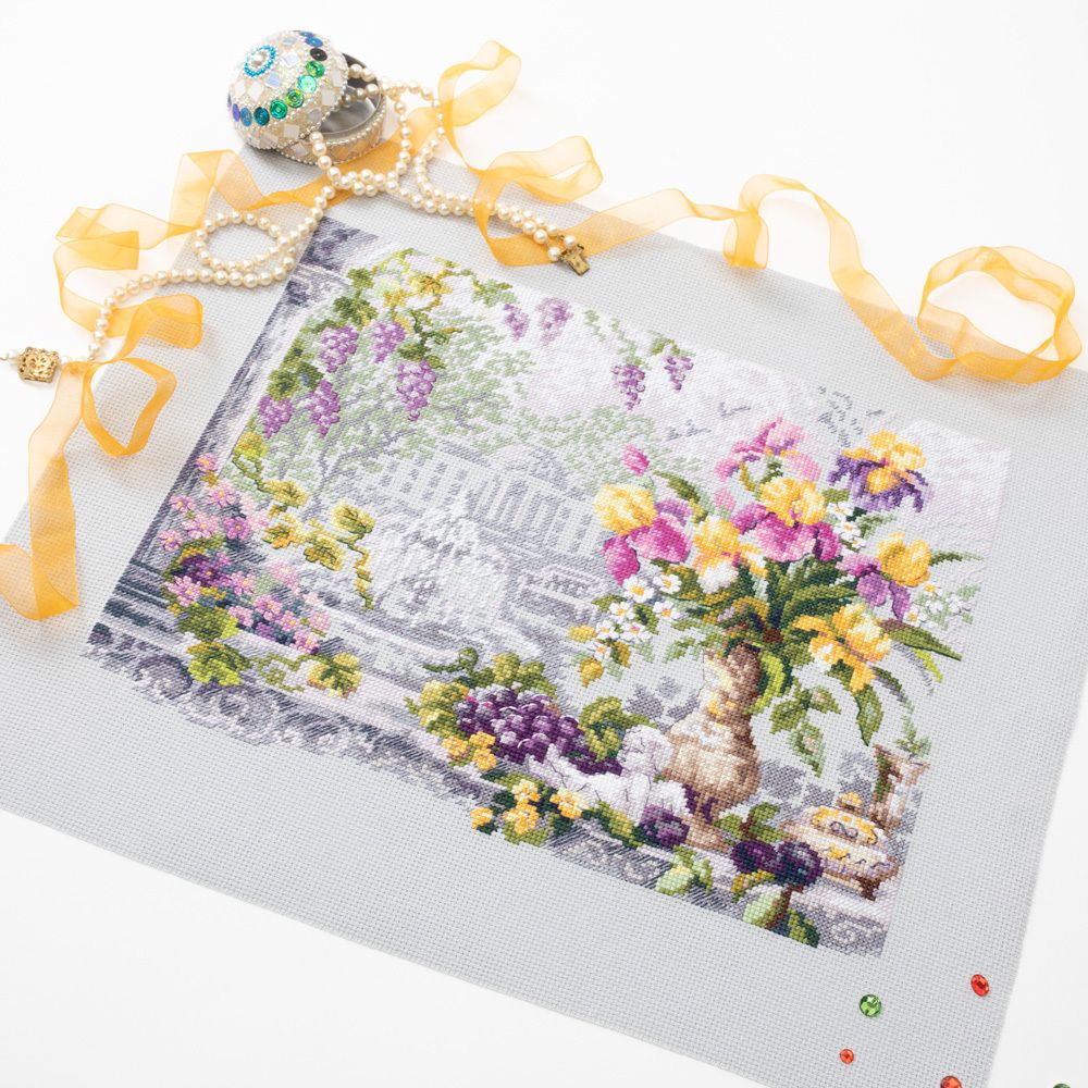 Набор для вышивания нитками Чудесная игла, Романс белой ночи, 35х25 см