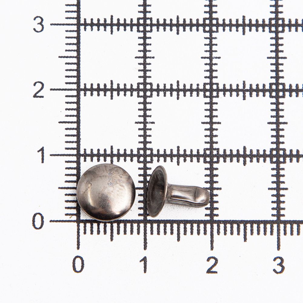 Хольнитены ⌀9 мм, h=9 мм, сталь, New Star №33.5, чер.никель, уп≈2000 шт