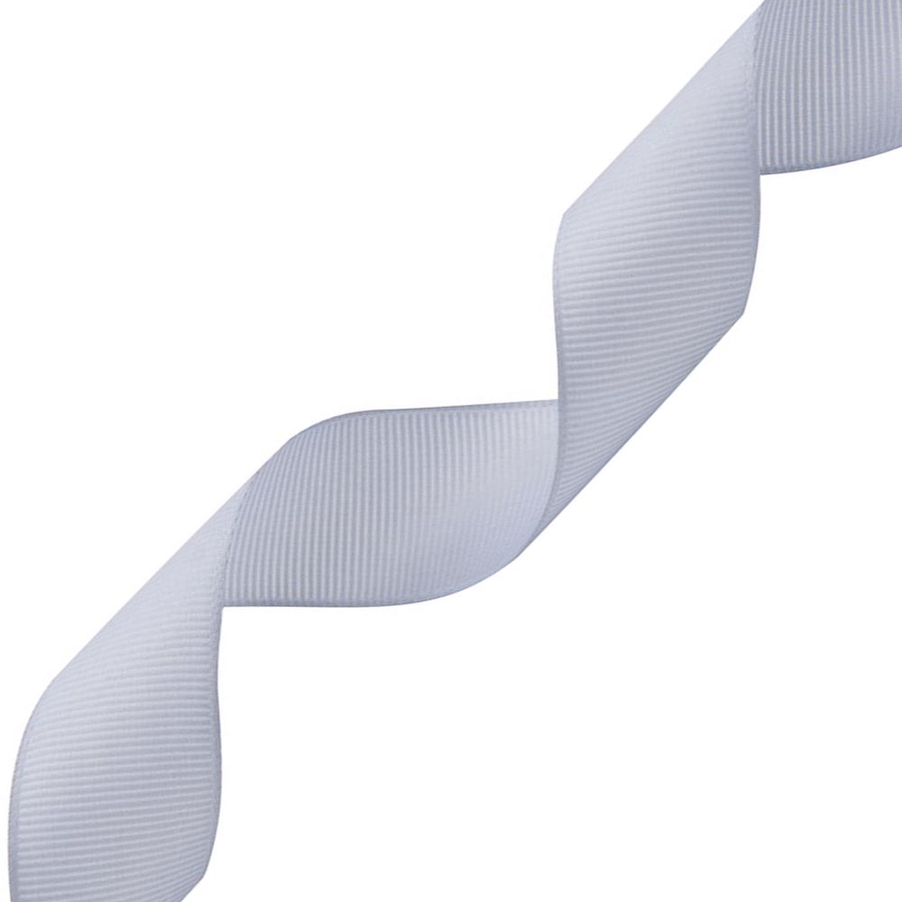 Лента репсовая (в рубчик) 25.0 мм, 151 серо-голубой, уп.18,28 м