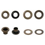 Люверсы металл ⌀_3.7 мм (внутр.), №1.7, сталь, антик, 100 шт, New Star